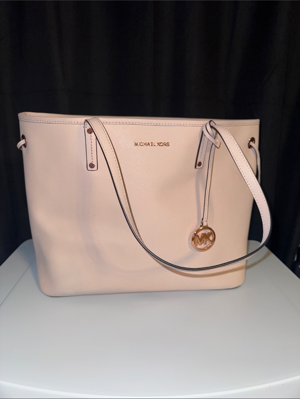 Michael Kors Light Pink Saffiano Leather Tote